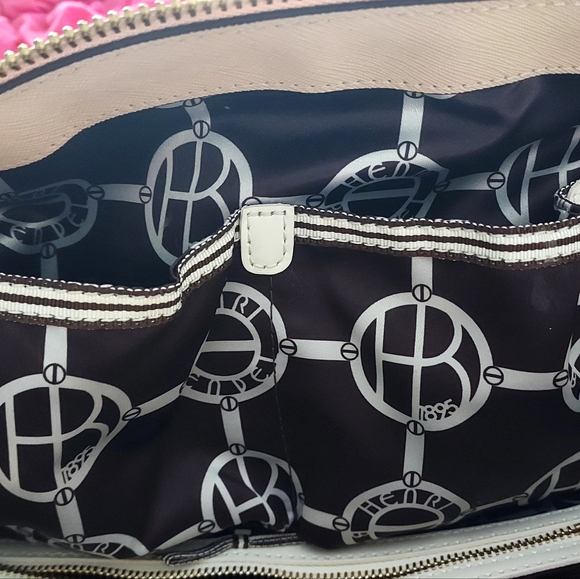Henri Bendel large leather Satchel  in excellent condition.  Rare !! - Picture 10 of 16